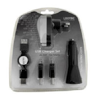Leotec Set Cargador USB (LECS01) Leotec Set Cargador USB (LECS01)